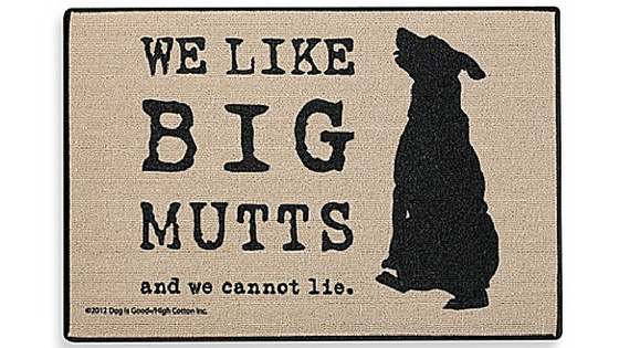 mutt door mat gift for dog lovers